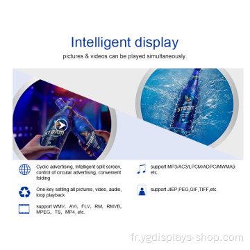 Écran rond à LED Écran de télévision à écran LED